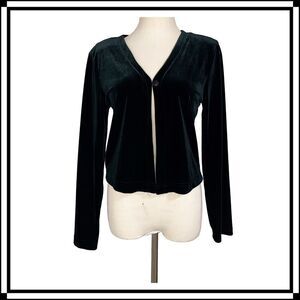 EUC!! Vintage!! Dark Green Cardigan/Cover up, Size 10